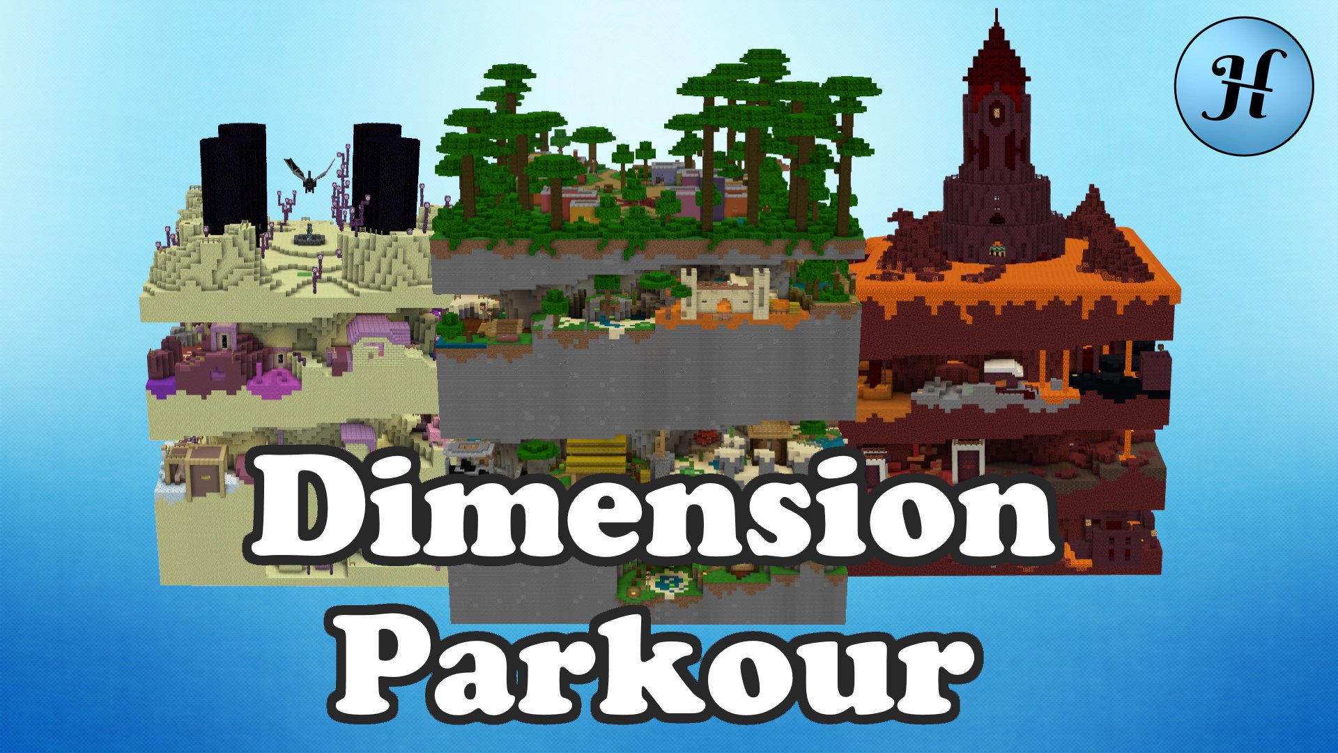 Tải về Dimension Parkour cho Minecraft 1.15.2